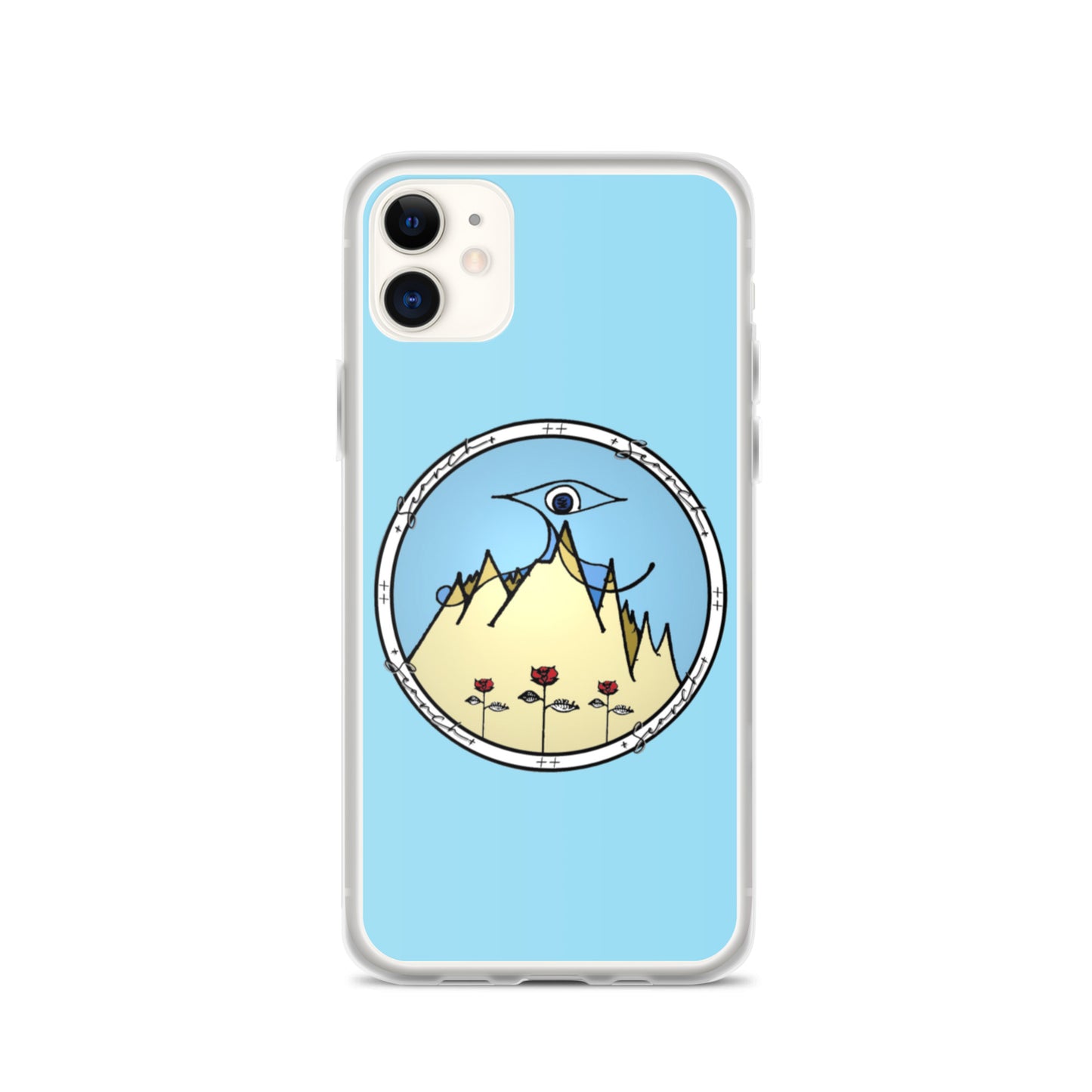 "Essential" iPhone Case in Light Blue