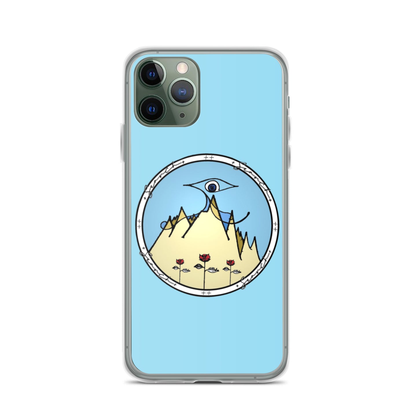 "Essential" iPhone Case in Light Blue