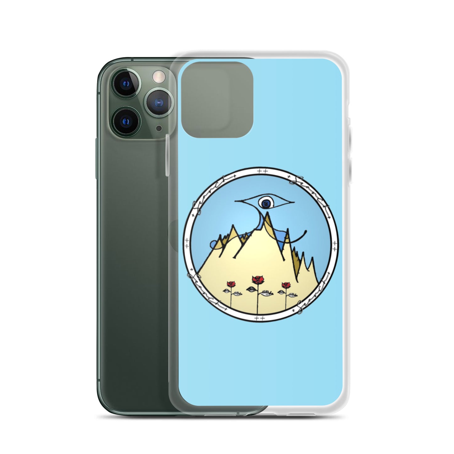 "Essential" iPhone Case in Light Blue