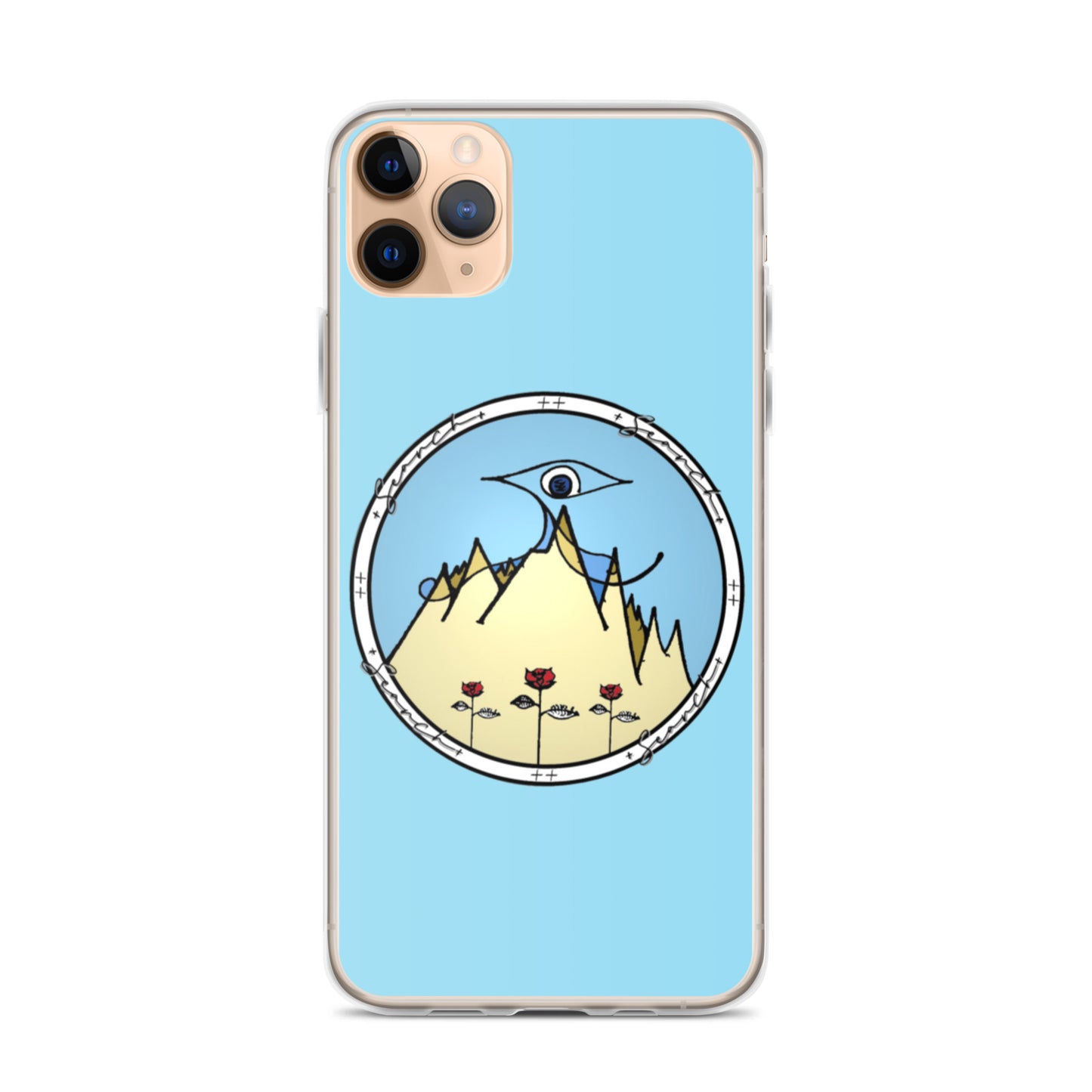 "Essential" iPhone Case in Light Blue