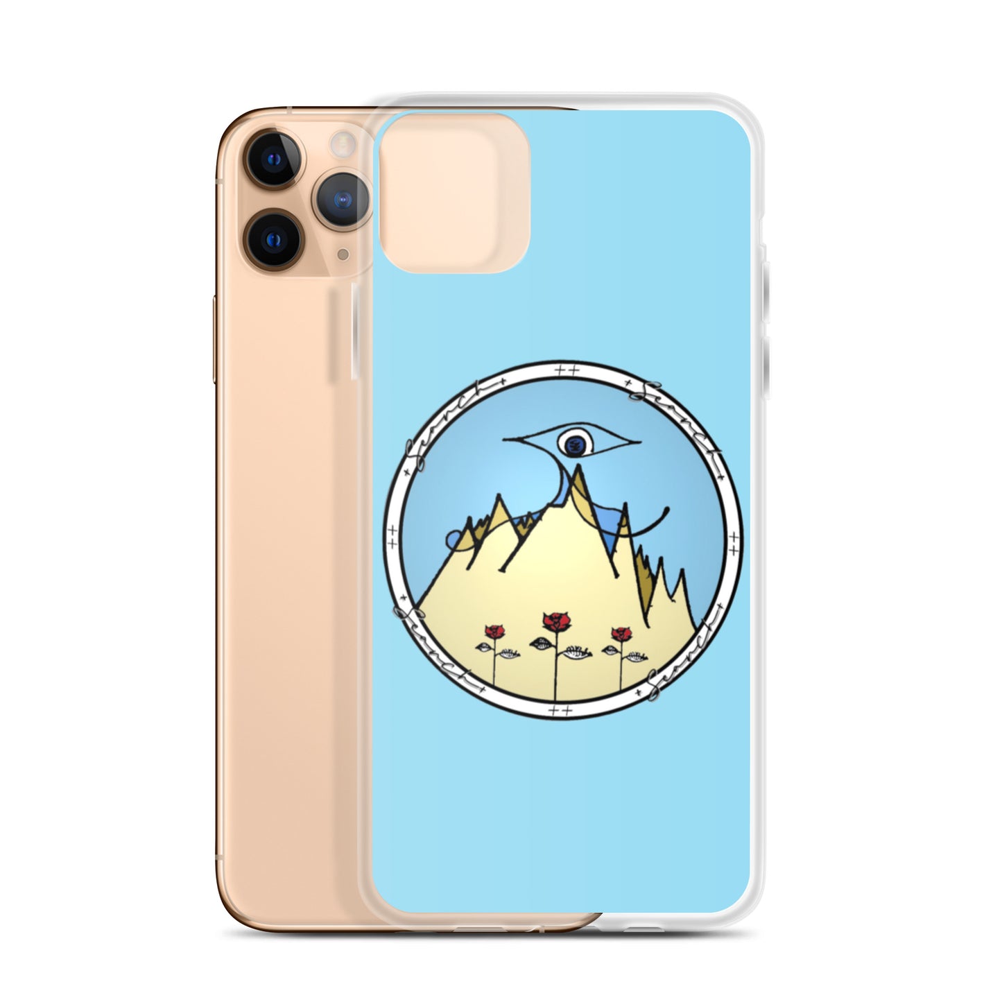 "Essential" iPhone Case in Light Blue