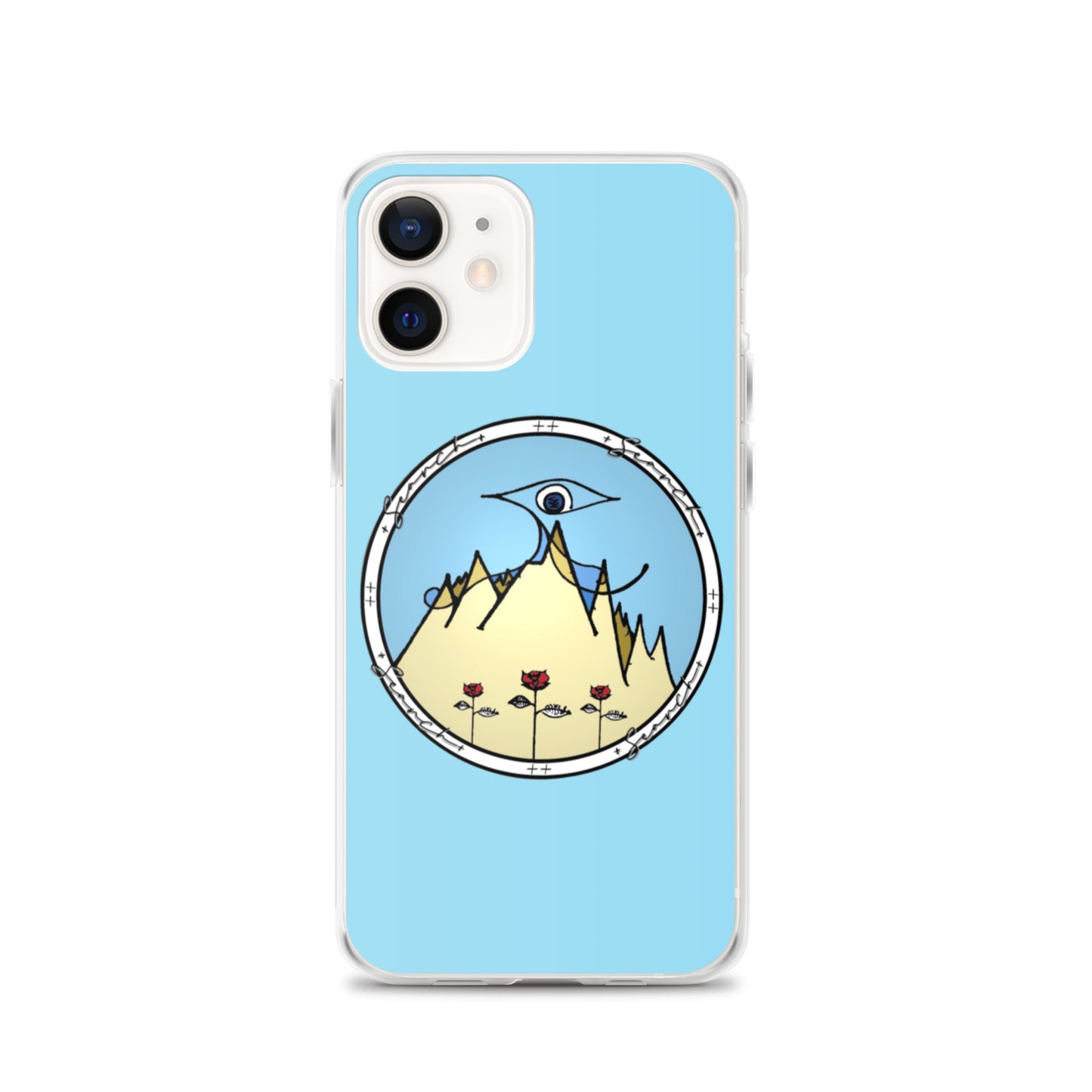 "Essential" iPhone Case in Light Blue