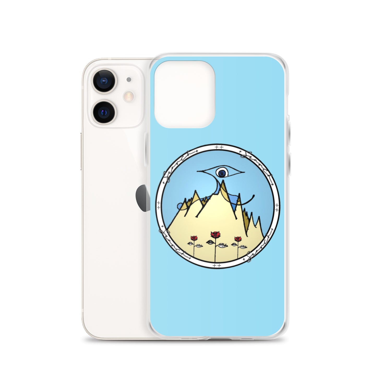 "Essential" iPhone Case in Light Blue