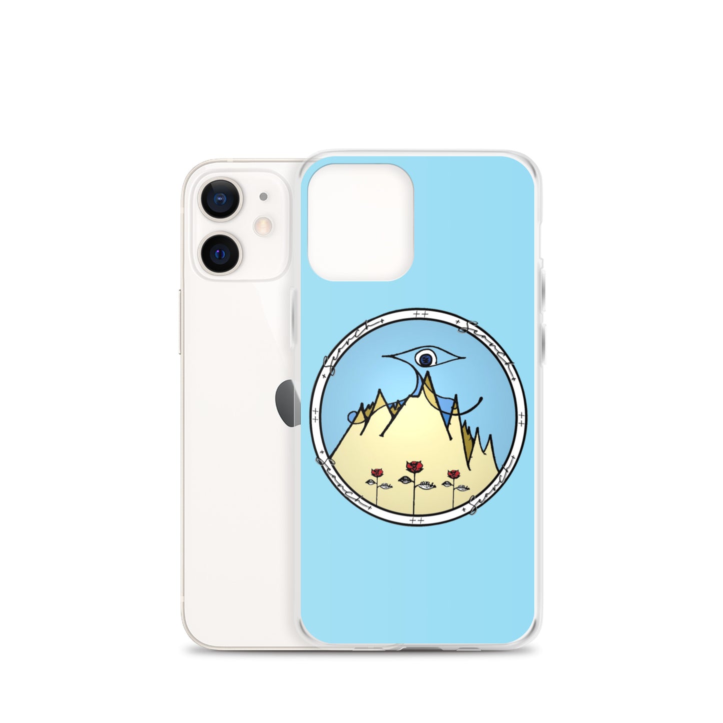 "Essential" iPhone Case in Light Blue