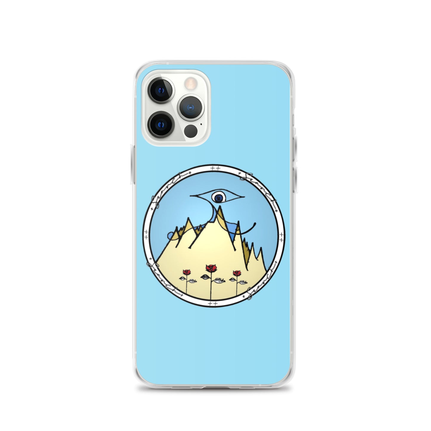 "Essential" iPhone Case in Light Blue