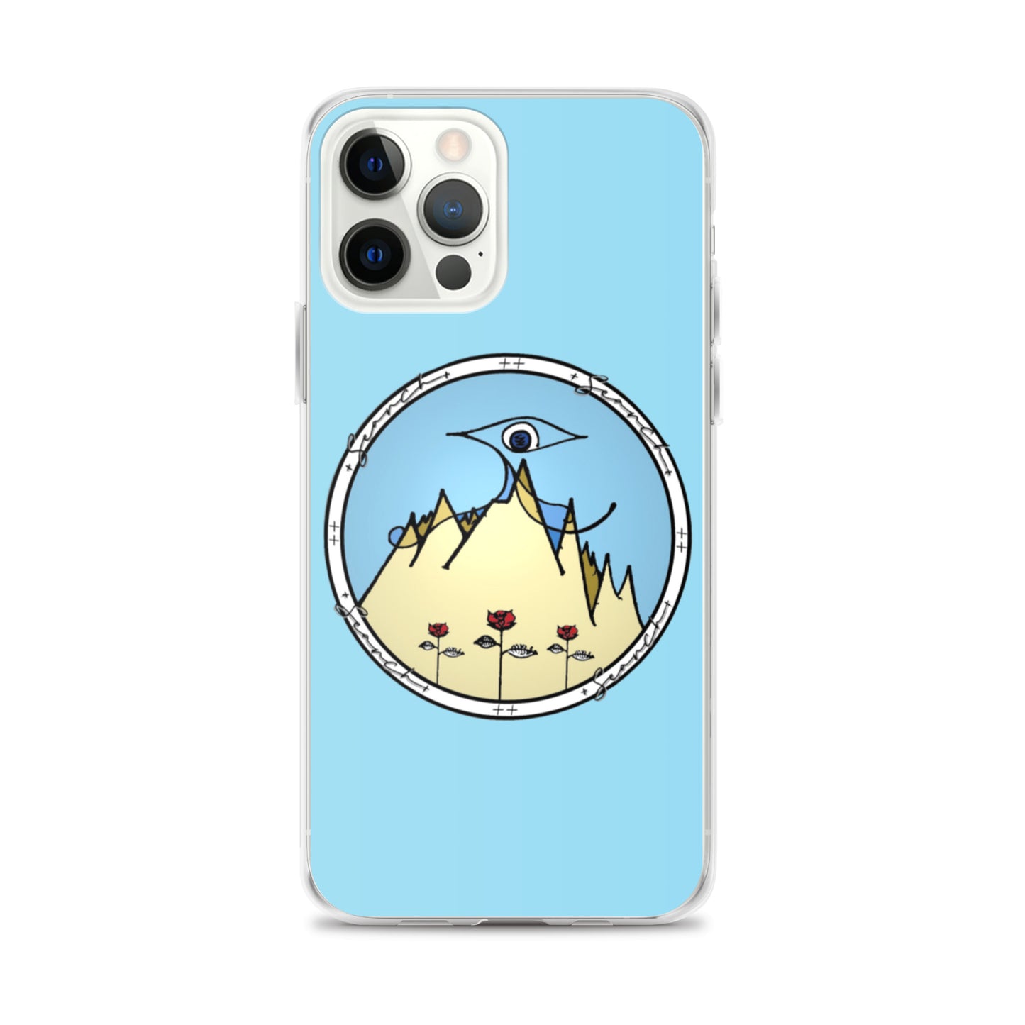 "Essential" iPhone Case in Light Blue