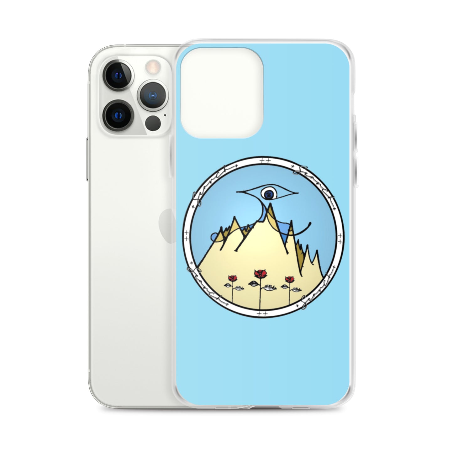 "Essential" iPhone Case in Light Blue