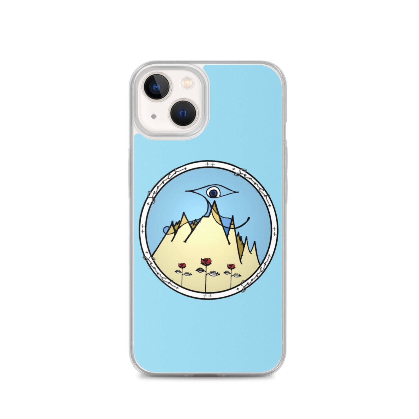 "Essential" iPhone Case in Light Blue