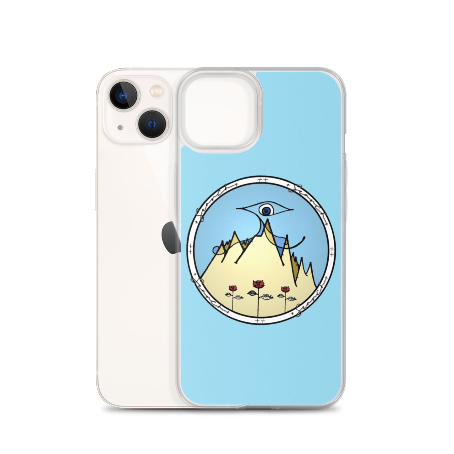 "Essential" iPhone Case in Light Blue