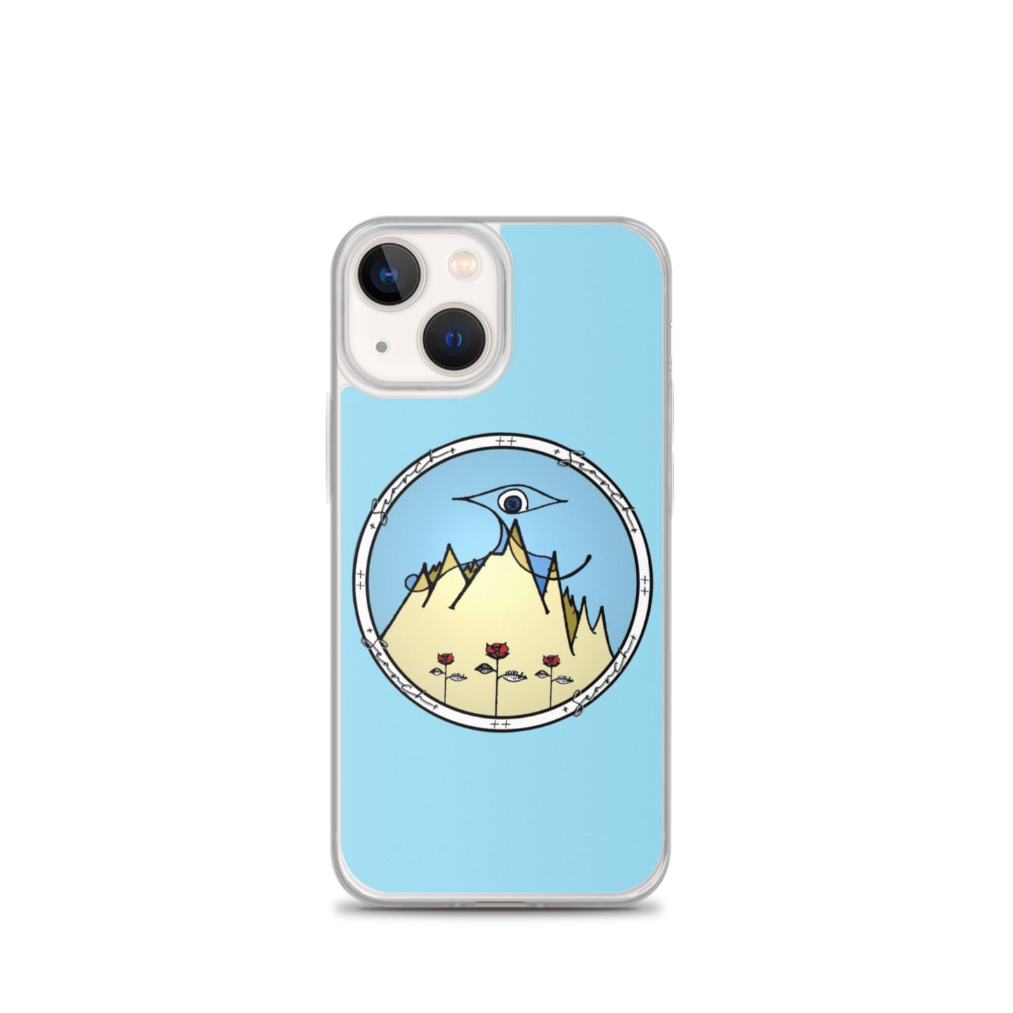 "Essential" iPhone Case in Light Blue