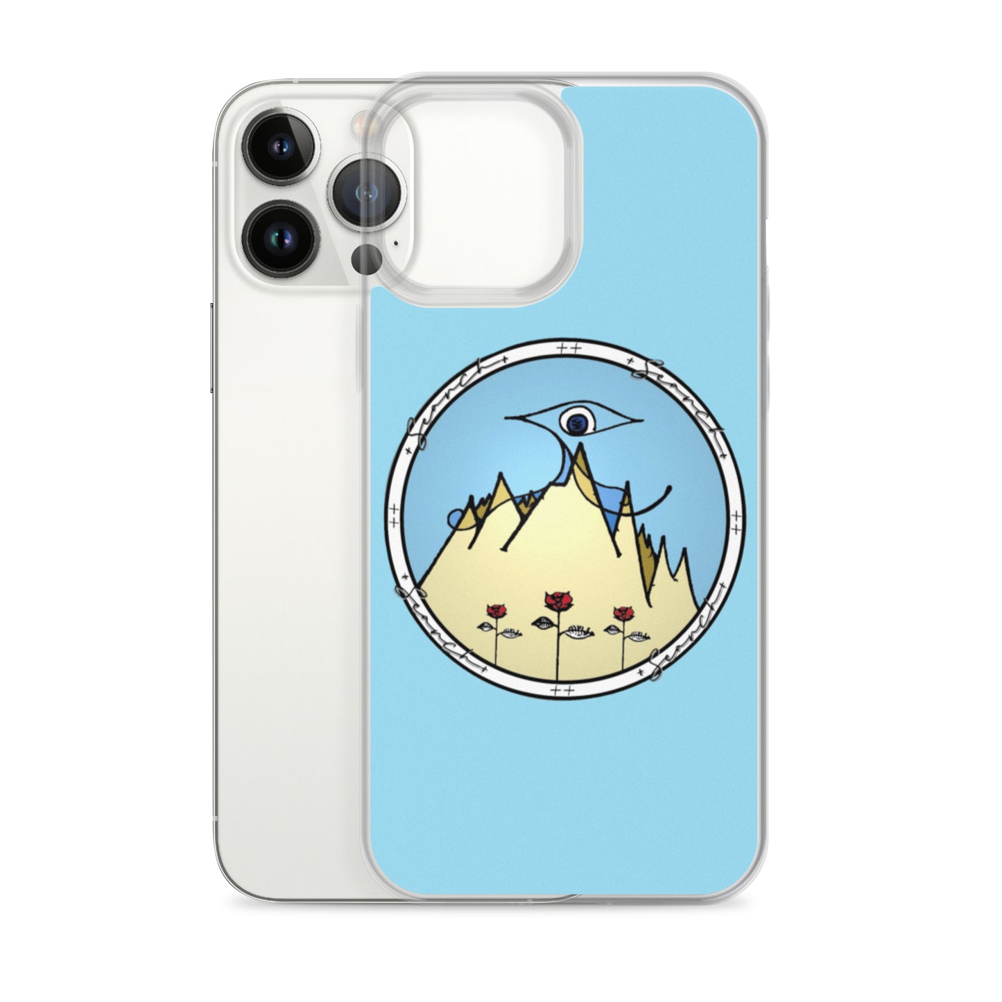 "Essential" iPhone Case in Light Blue