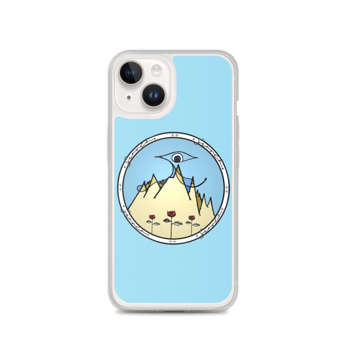 "Essential" iPhone Case in Light Blue