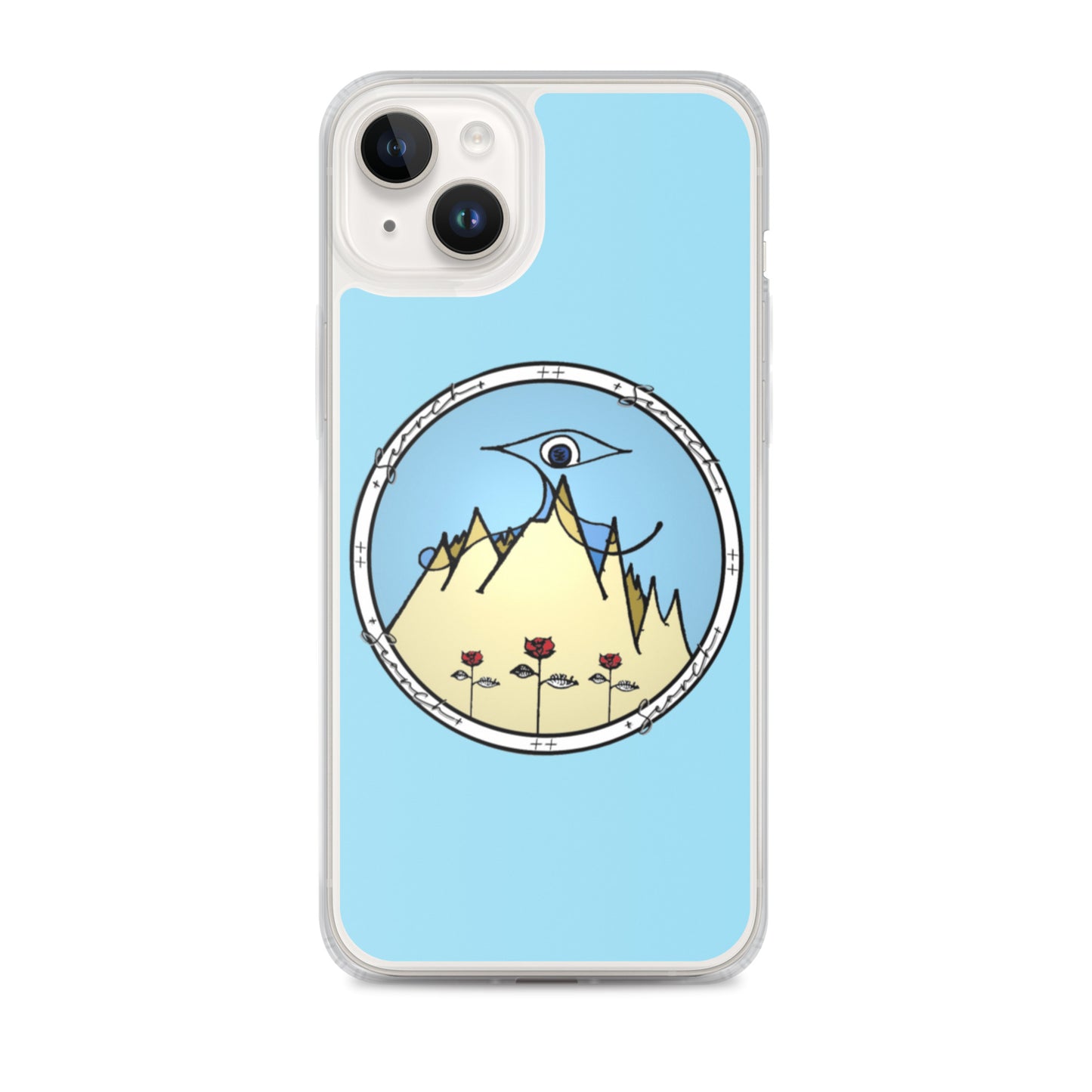 "Essential" iPhone Case in Light Blue