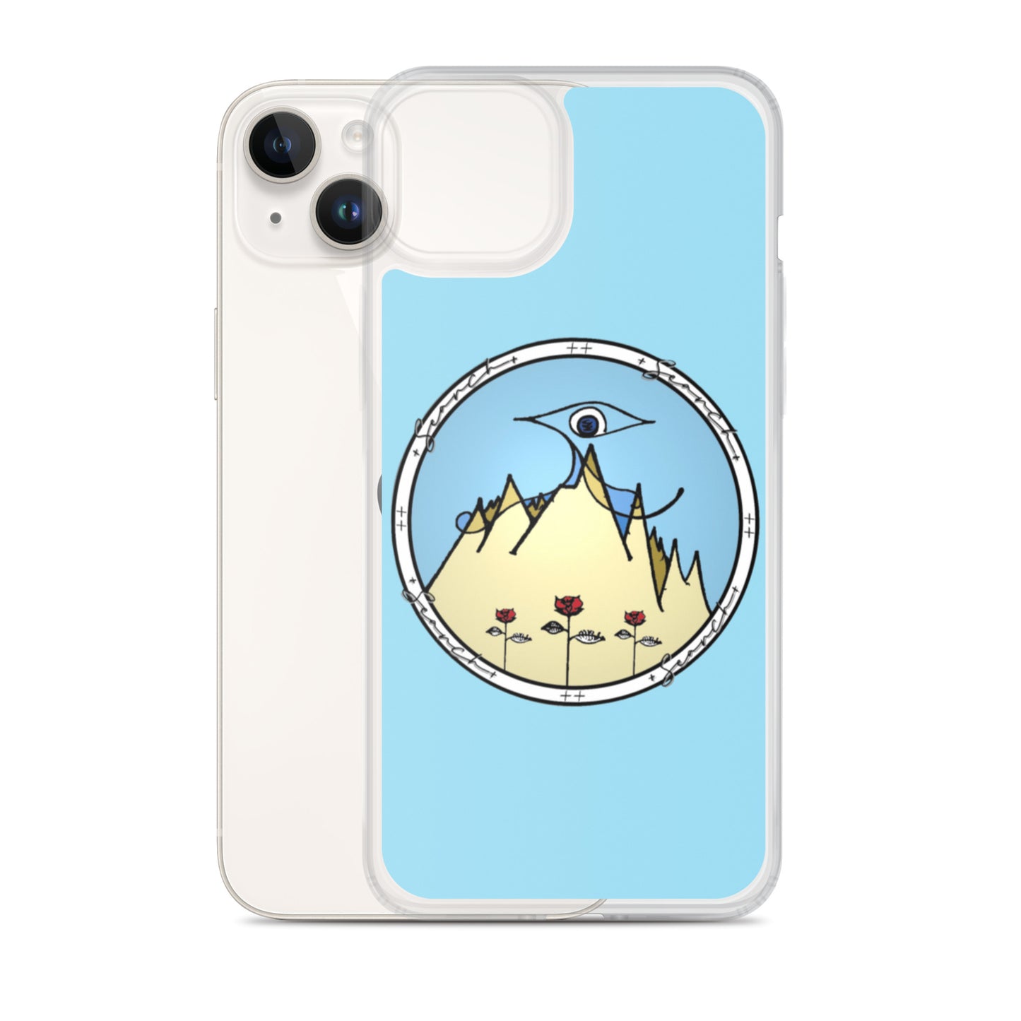 "Essential" iPhone Case in Light Blue