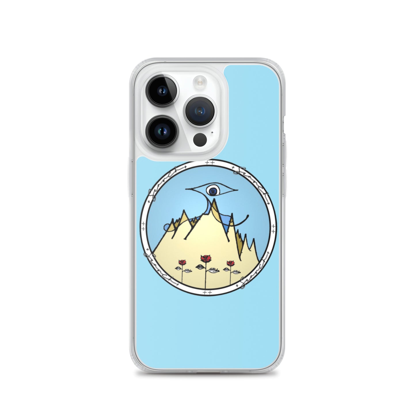 "Essential" iPhone Case in Light Blue