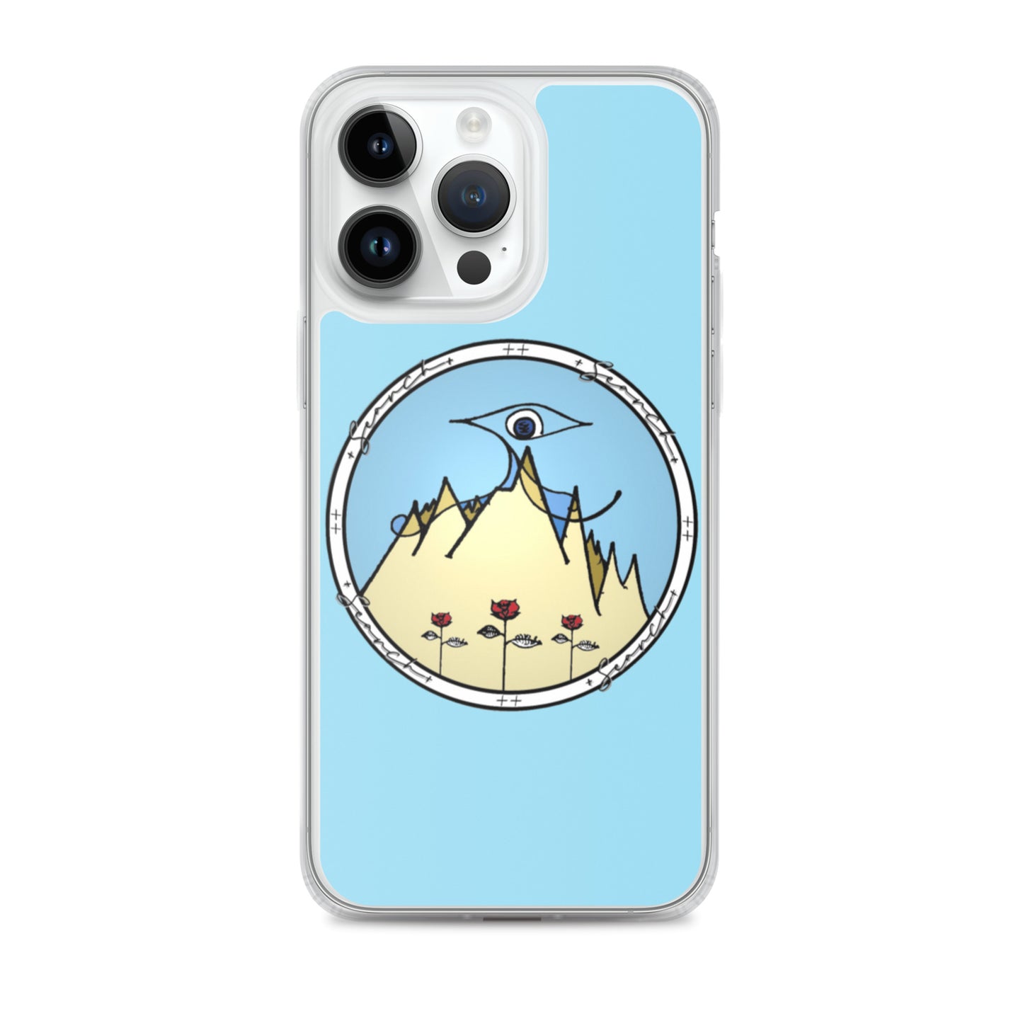 "Essential" iPhone Case in Light Blue