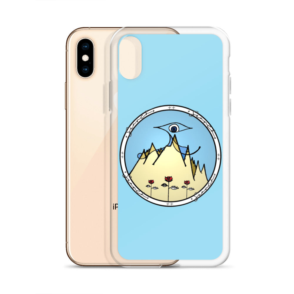 "Essential" iPhone Case in Light Blue